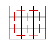 Grid represented as a graph